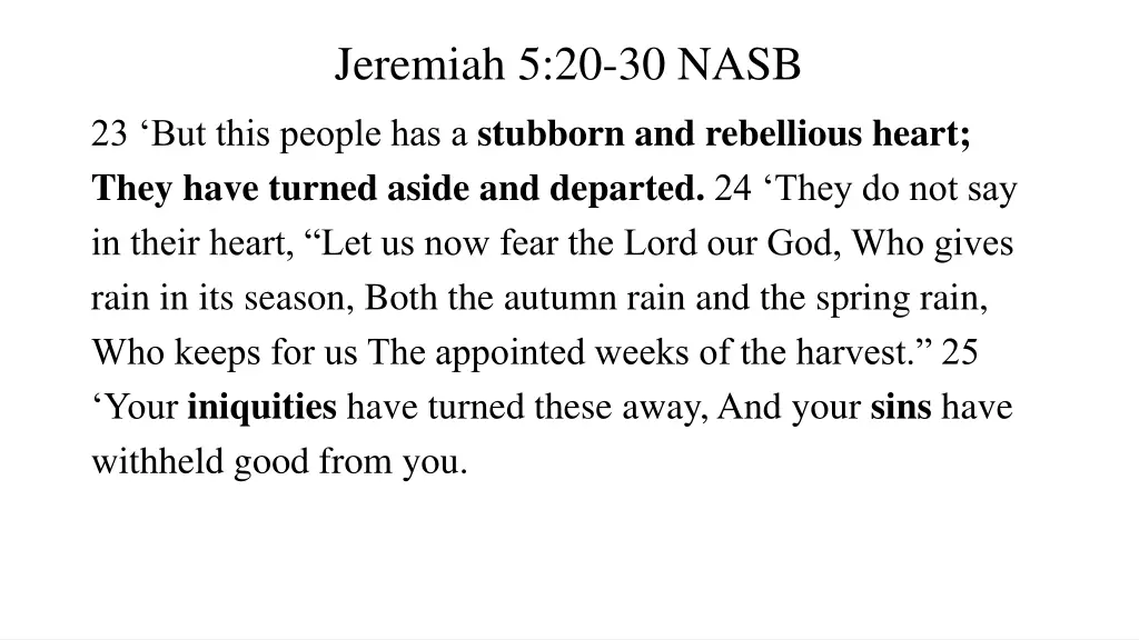 jeremiah 5 20 30 nasb 1