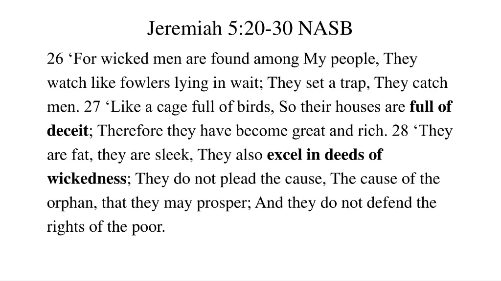 jeremiah 5 20 30 nasb 2