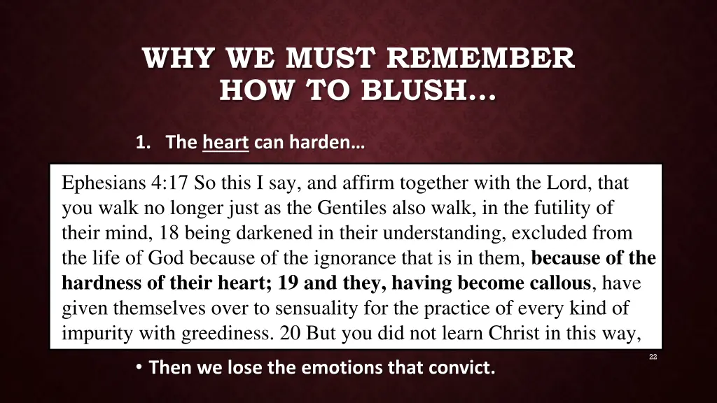 why we must remember how to blush