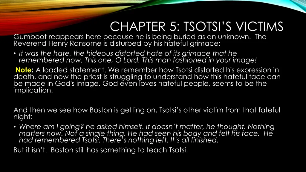 chapter 5 tsotsi s victims