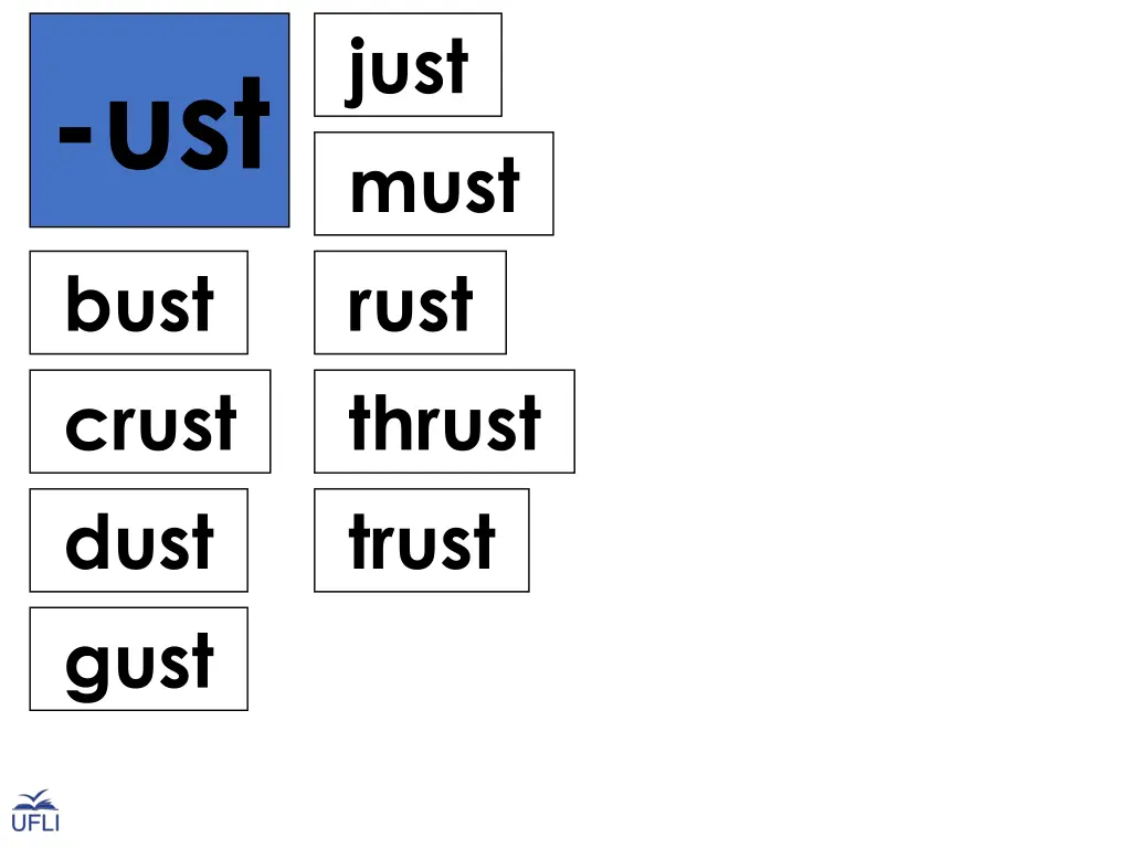 just must rust thrust trust