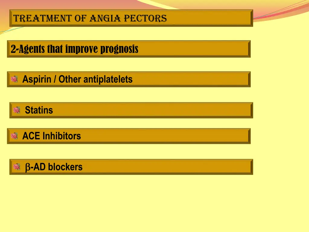 treatment of angia pectors 1