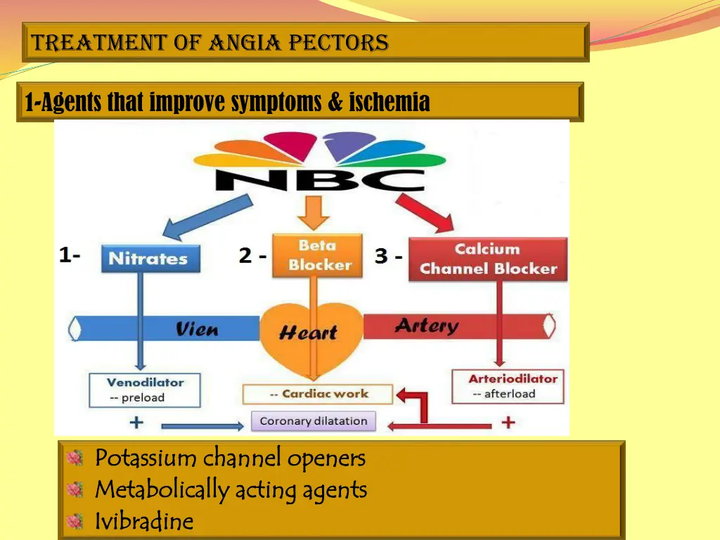 treatment of angia pectors