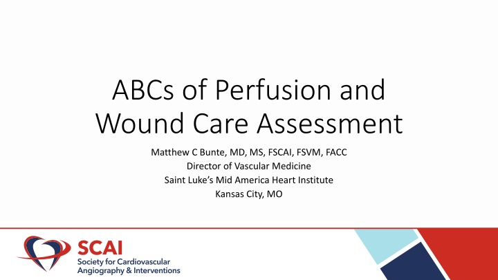 abcs of perfusion and wound care assessment