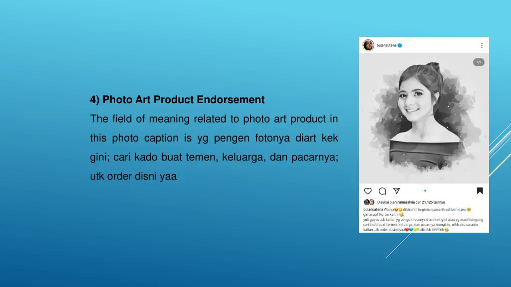 4 photo art product endorsement