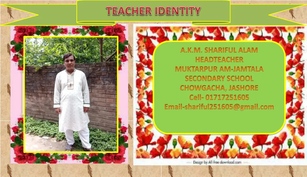 a k m shariful alam headteacher muktarpur