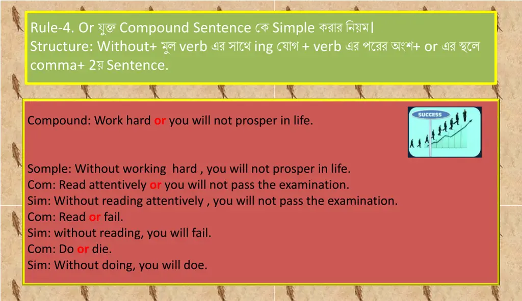 rule 4 or compound sentence simple structure