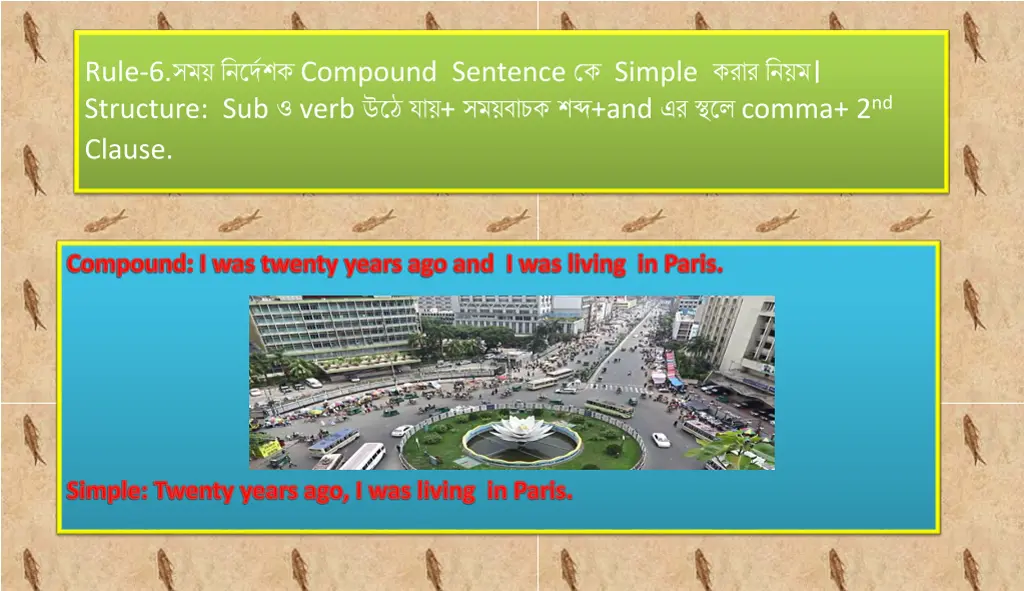 rule 6 compound sentence simple structure