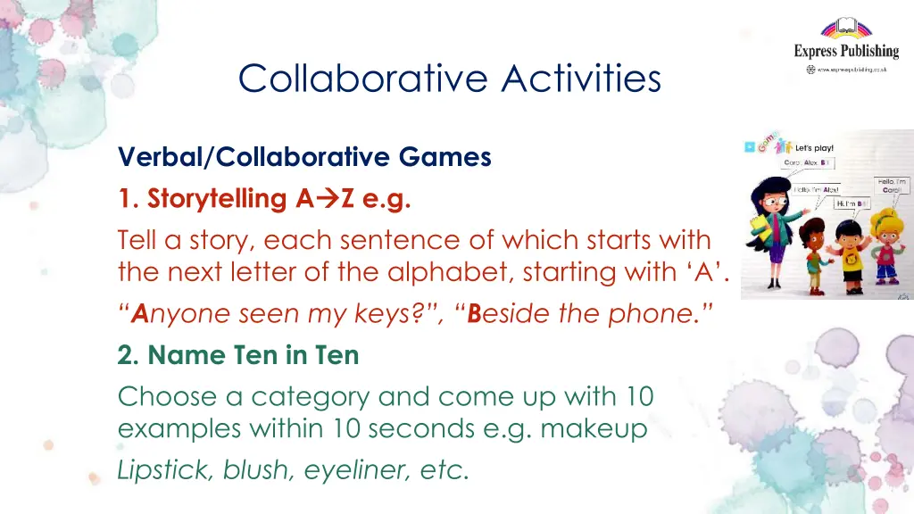 collaborative activities 15