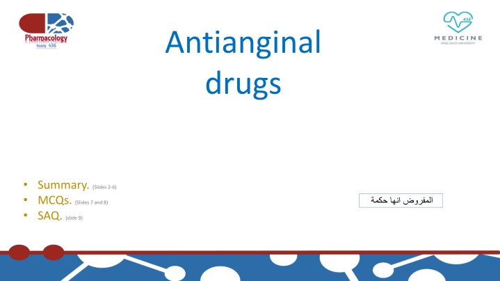 antianginal drugs