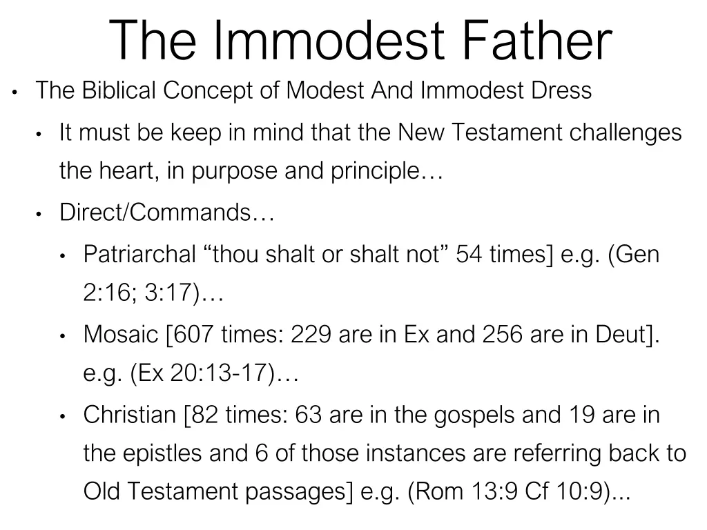 the immodest father the biblical concept 2