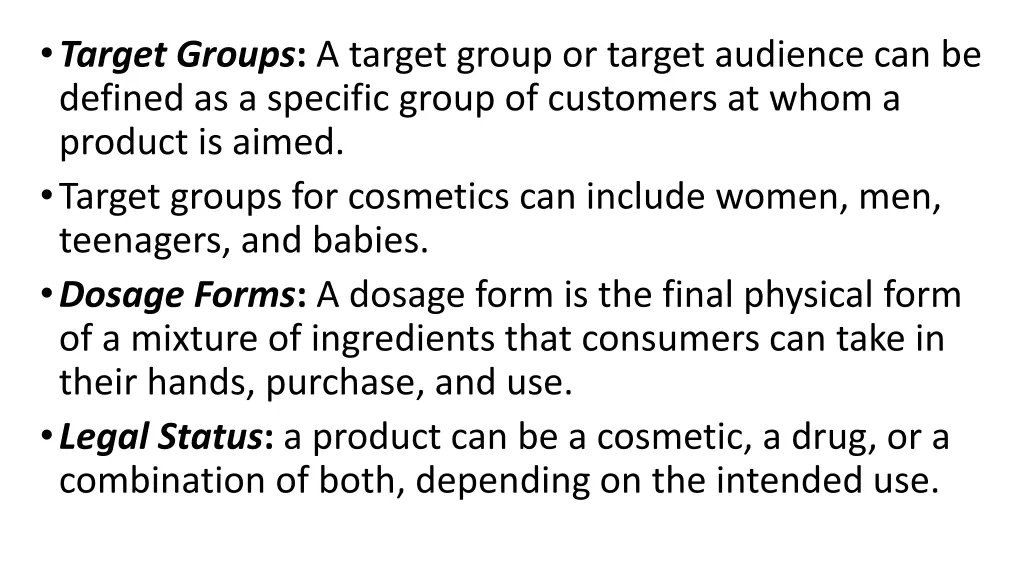 target groups a target group or target audience