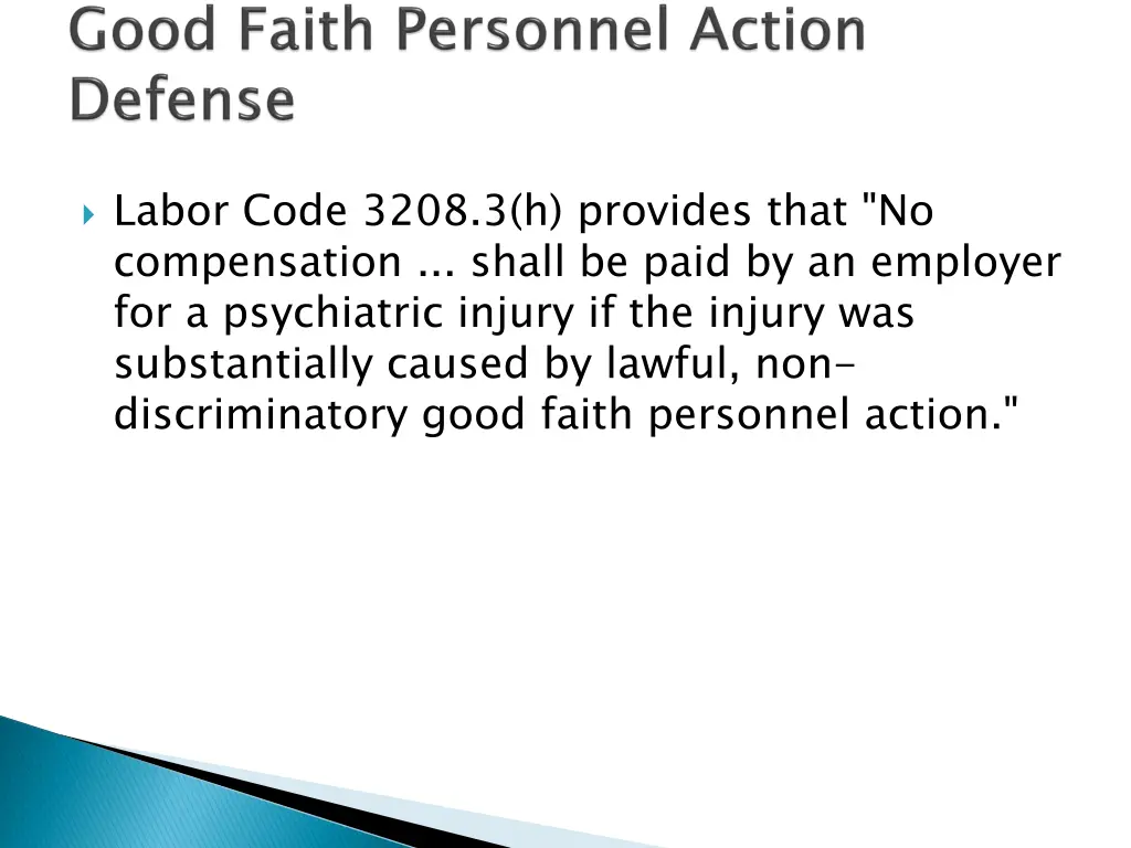 labor code 3208 3 h provides that no compensation