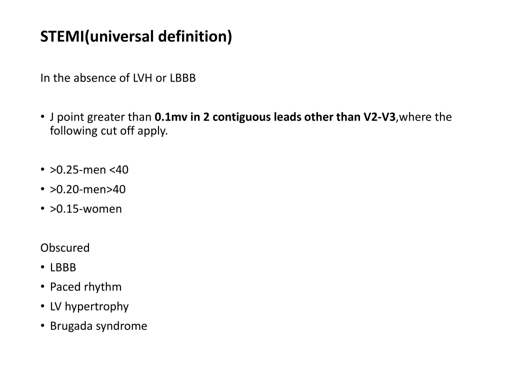 stemi universal definition