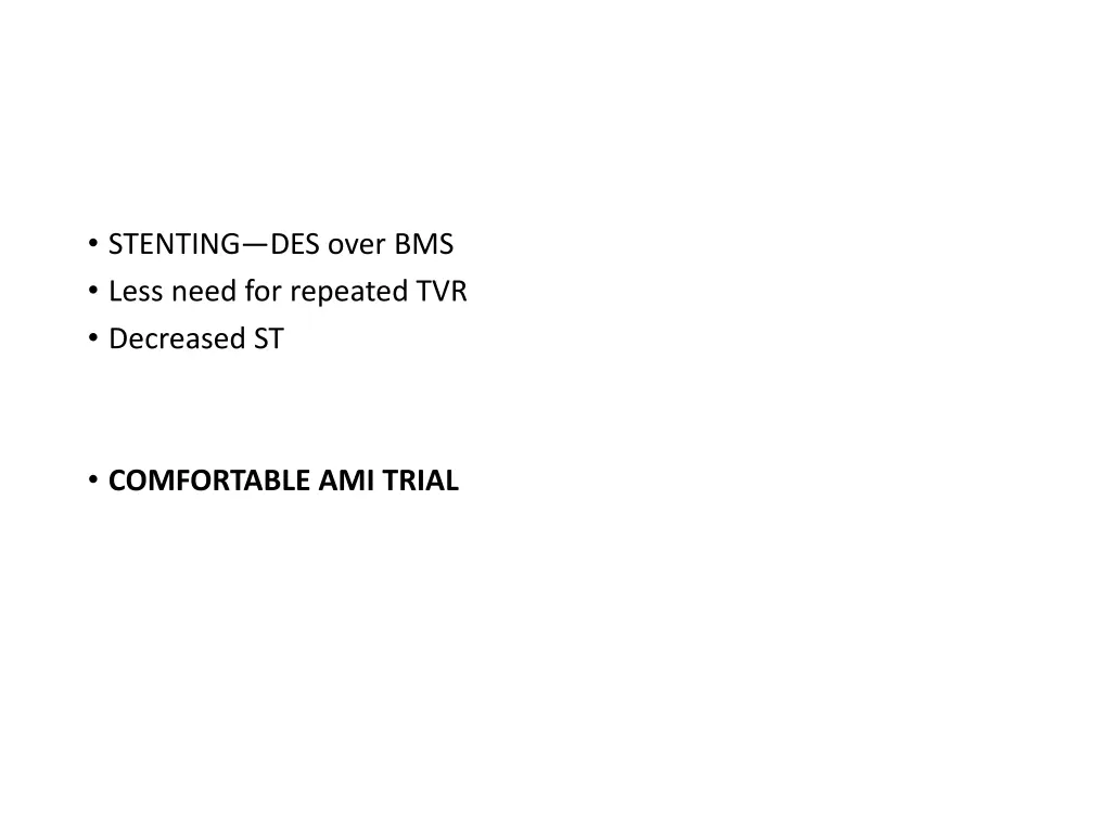 stenting des over bms less need for repeated