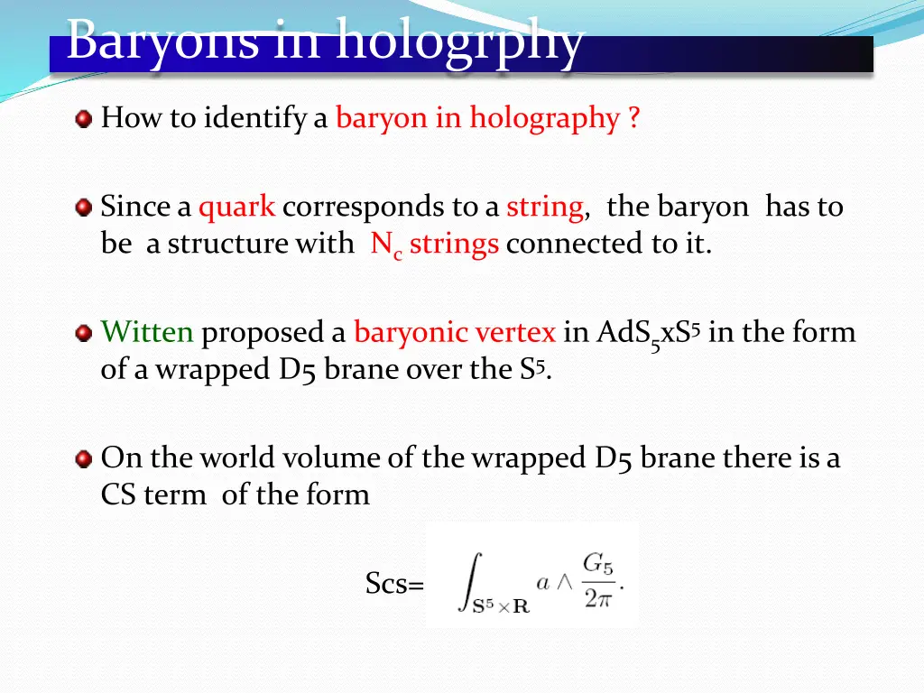 baryons in hologrphy