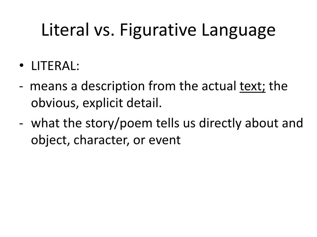 literal vs figurative language