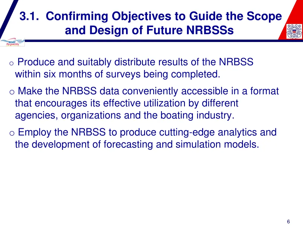 3 1 confirming objectives to guide the scope