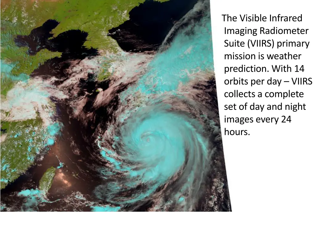 the visible infrared imaging radiometer suite