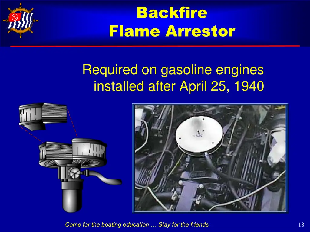 backfire flame arrestor