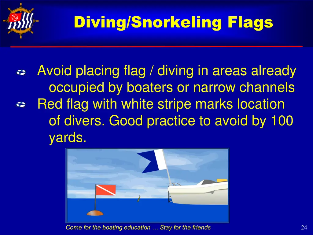 diving snorkeling flags