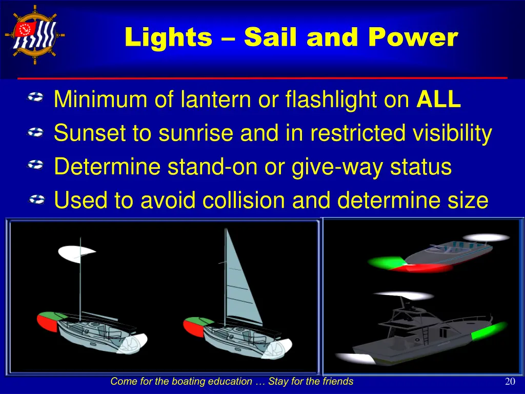 lights sail and power