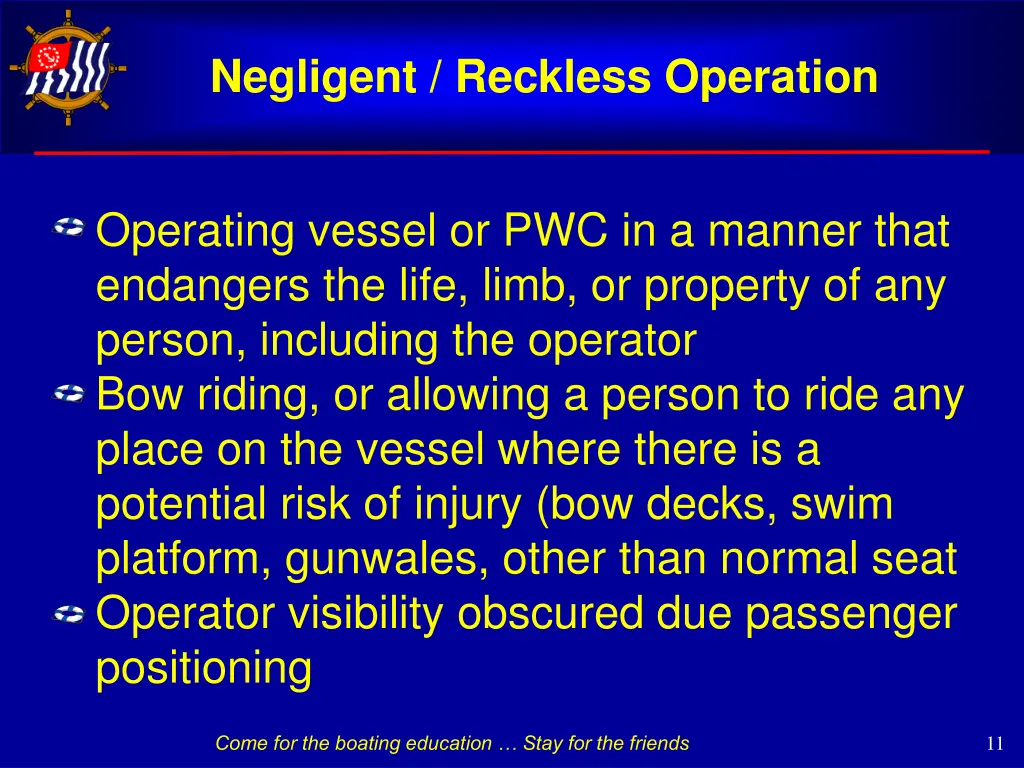 negligent reckless operation 2