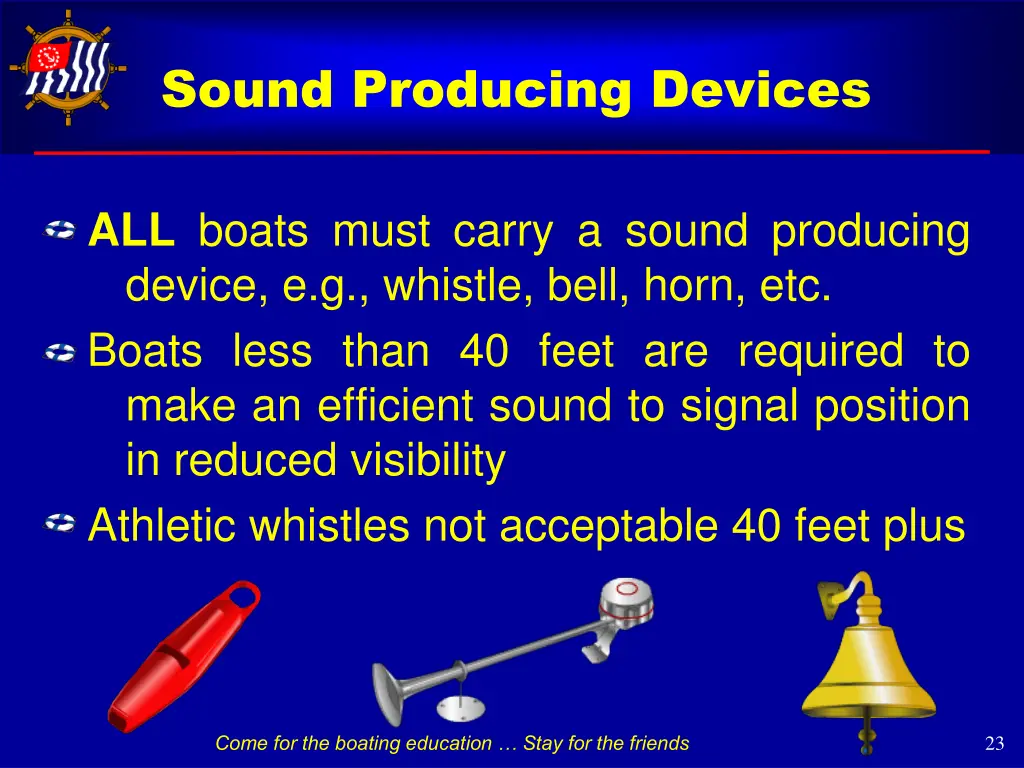 sound producing devices