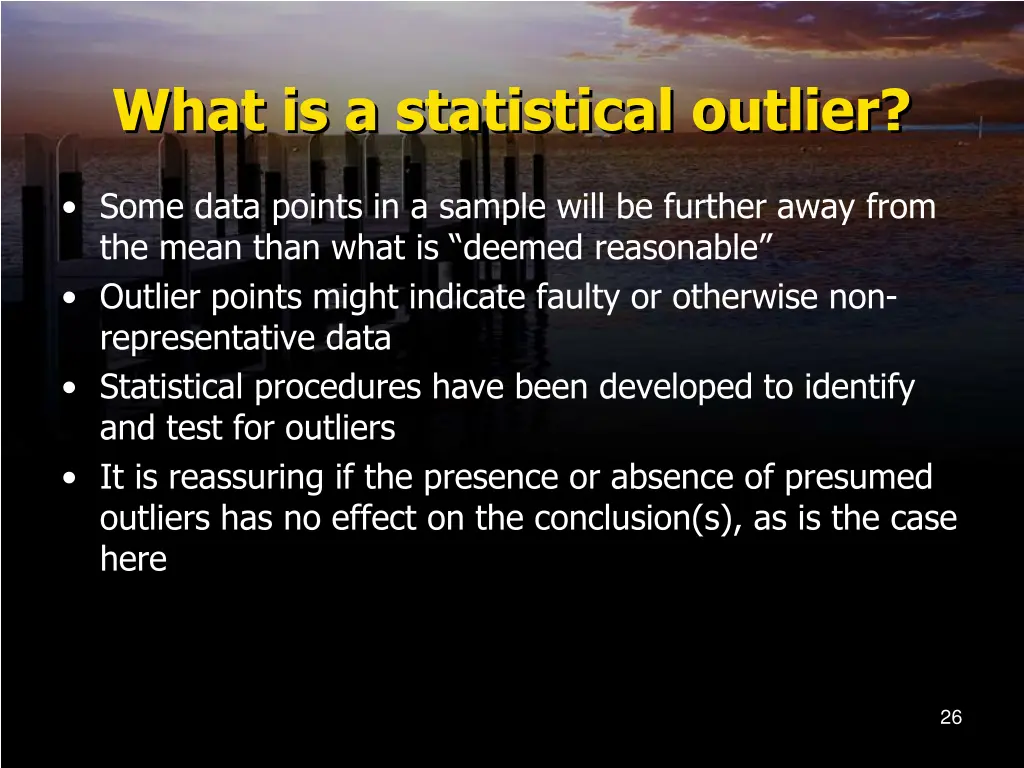 what is a statistical outlier