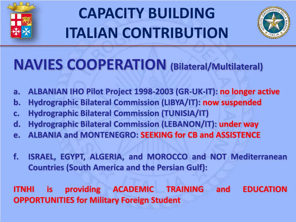 capacity building italian contribution 2