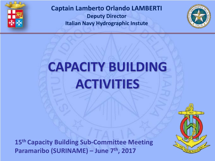 captain lamberto orlando lamberti deputy director