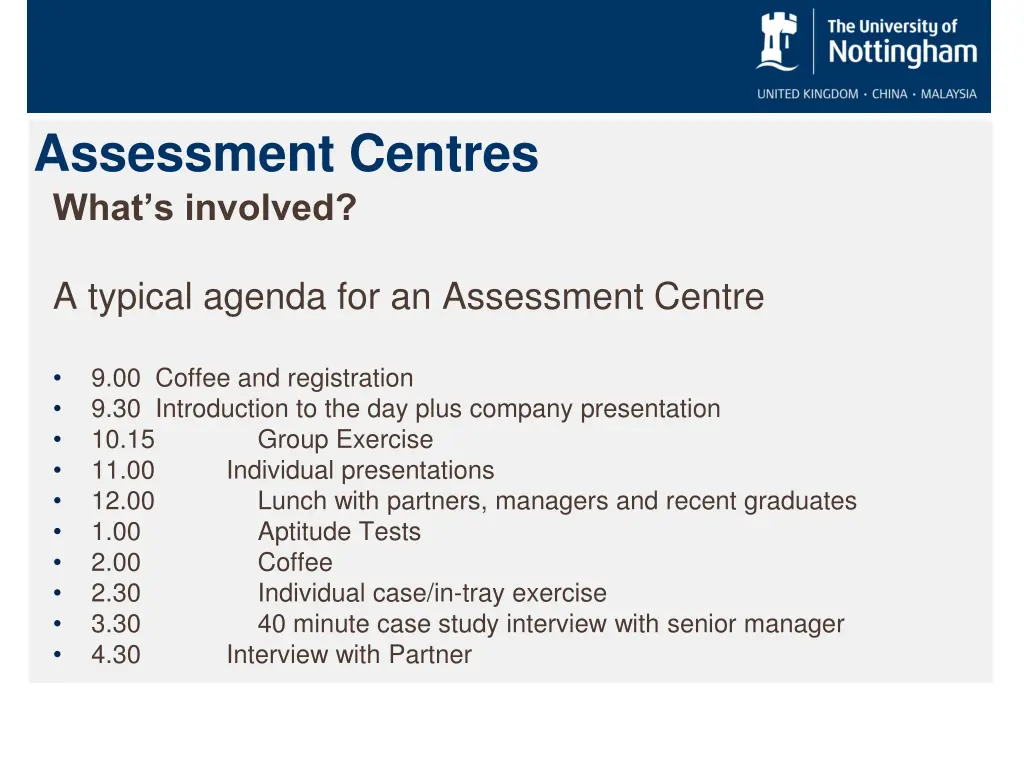 assessment centres what s involved a typical