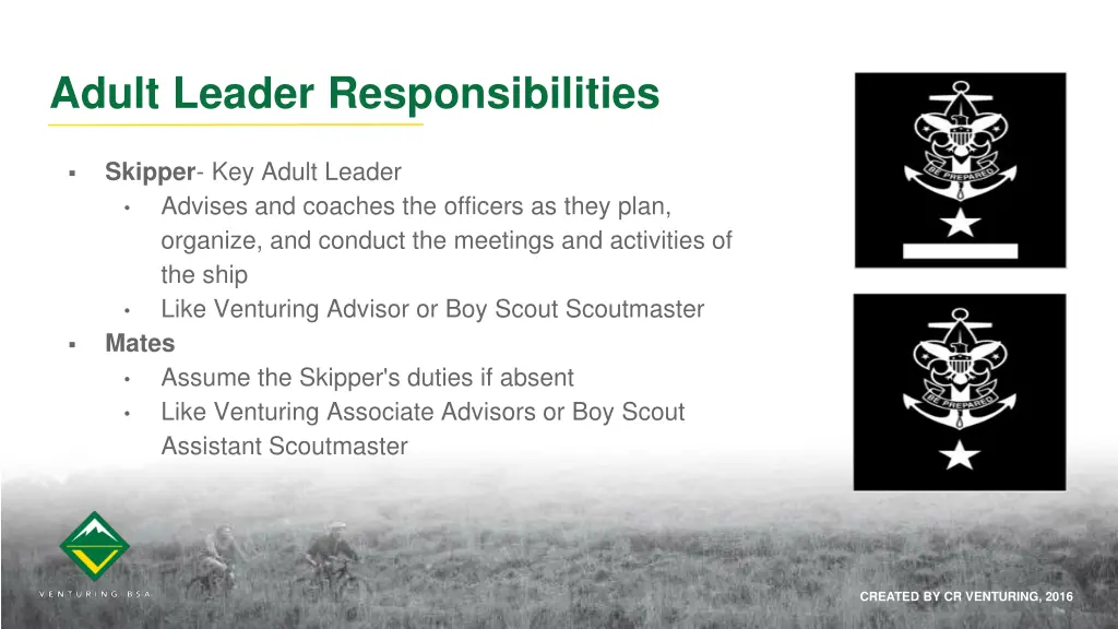 adult leader responsibilities