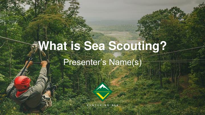 what is sea scouting