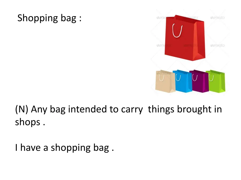 shopping bag