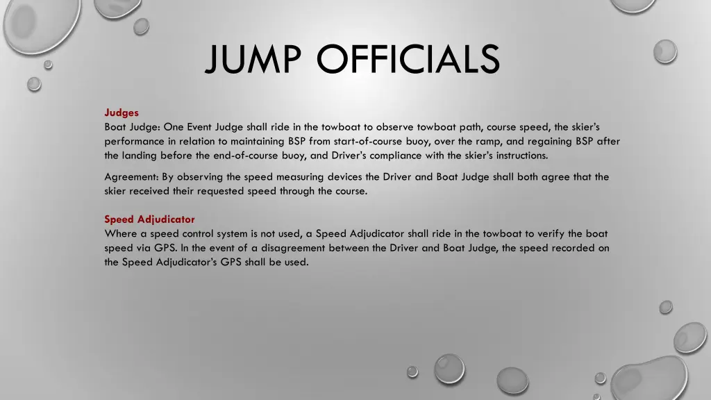 jump officials