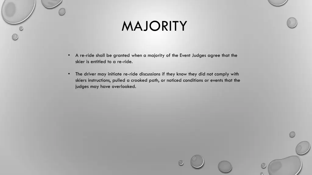 majority