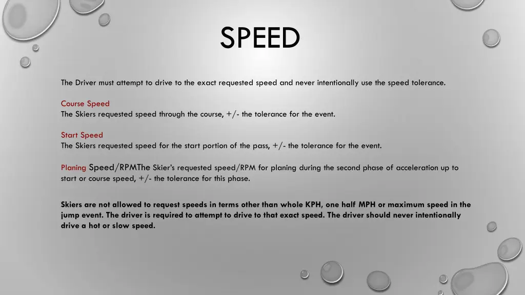 speed