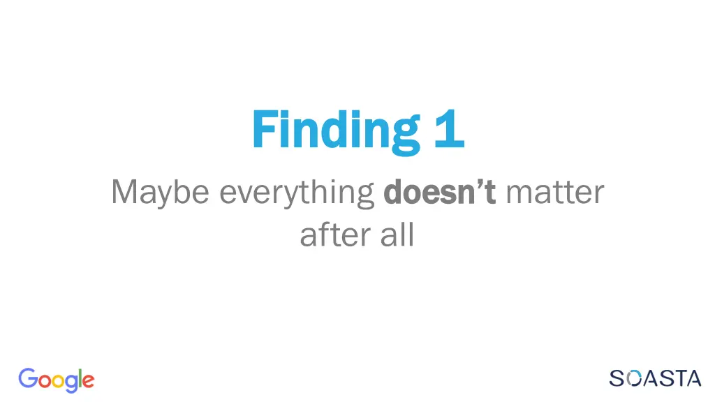 finding 1 finding 1