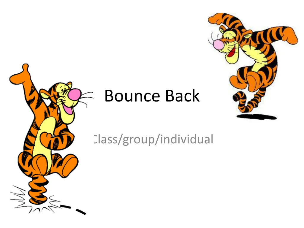 bounce back 1