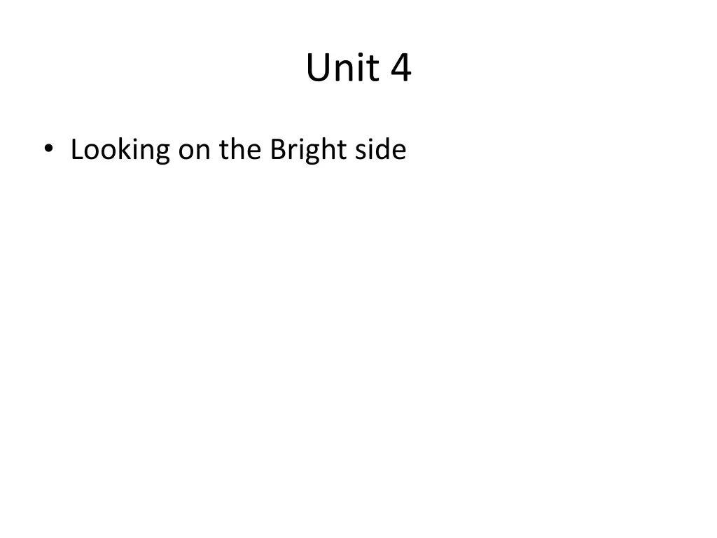 unit 4