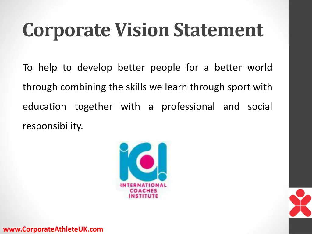 corporate vision statement 2