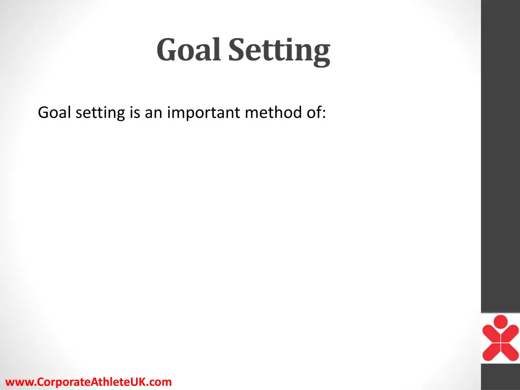 goal setting