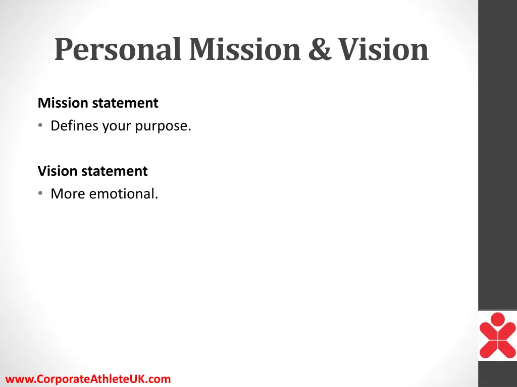 personal mission vision