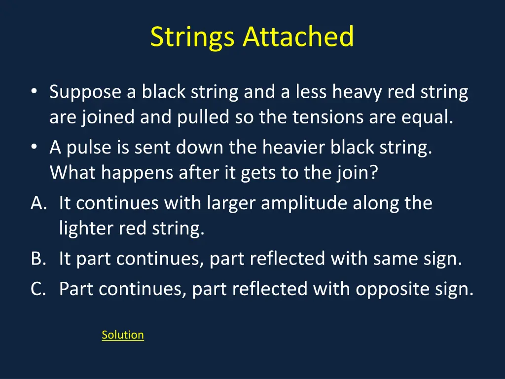 strings attached