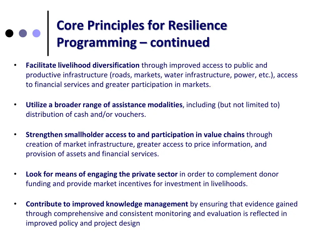 core principles for resilience programming 1