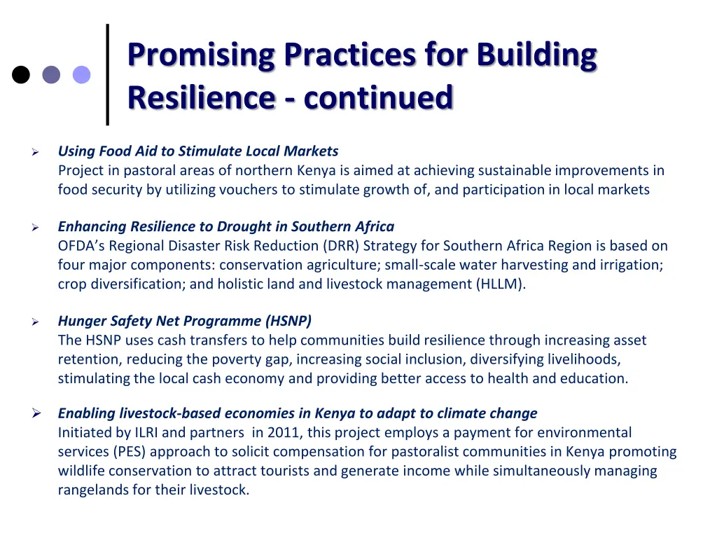 promising practices for building resilience 1