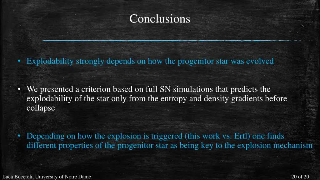 conclusions