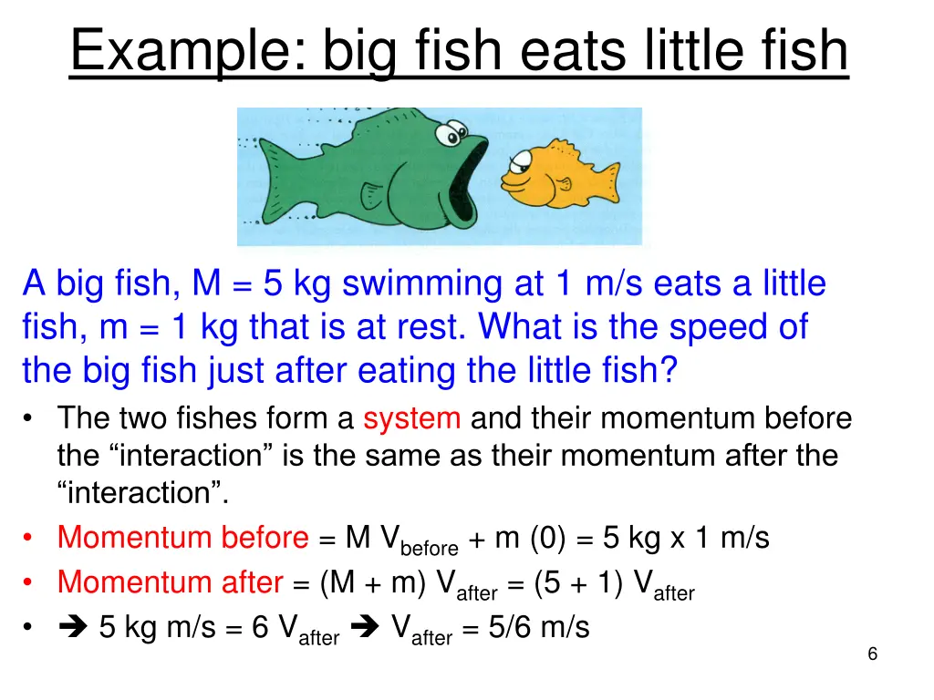 example big fish eats little fish