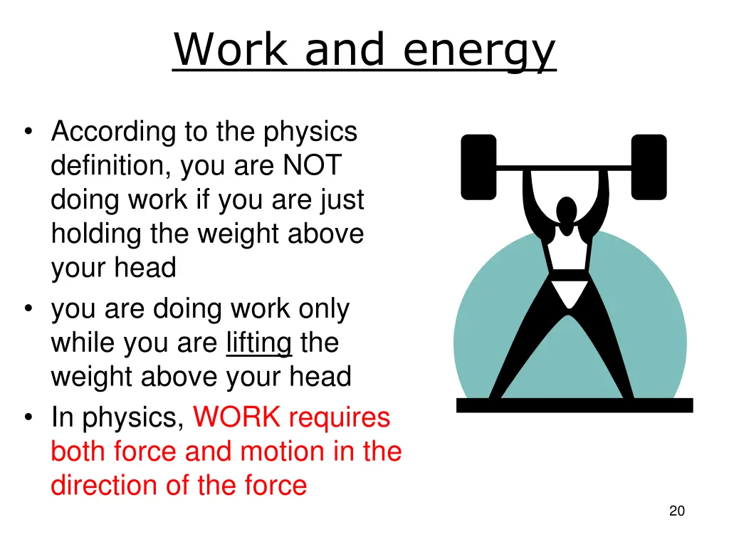 work and energy